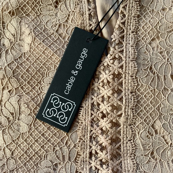 Cable and gauge lace top NWT - Picture 5 of 12